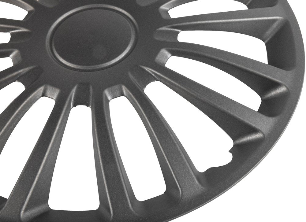 Borchie Set copricerchi auto antracite monza 16'' 4 pezzi in ABS