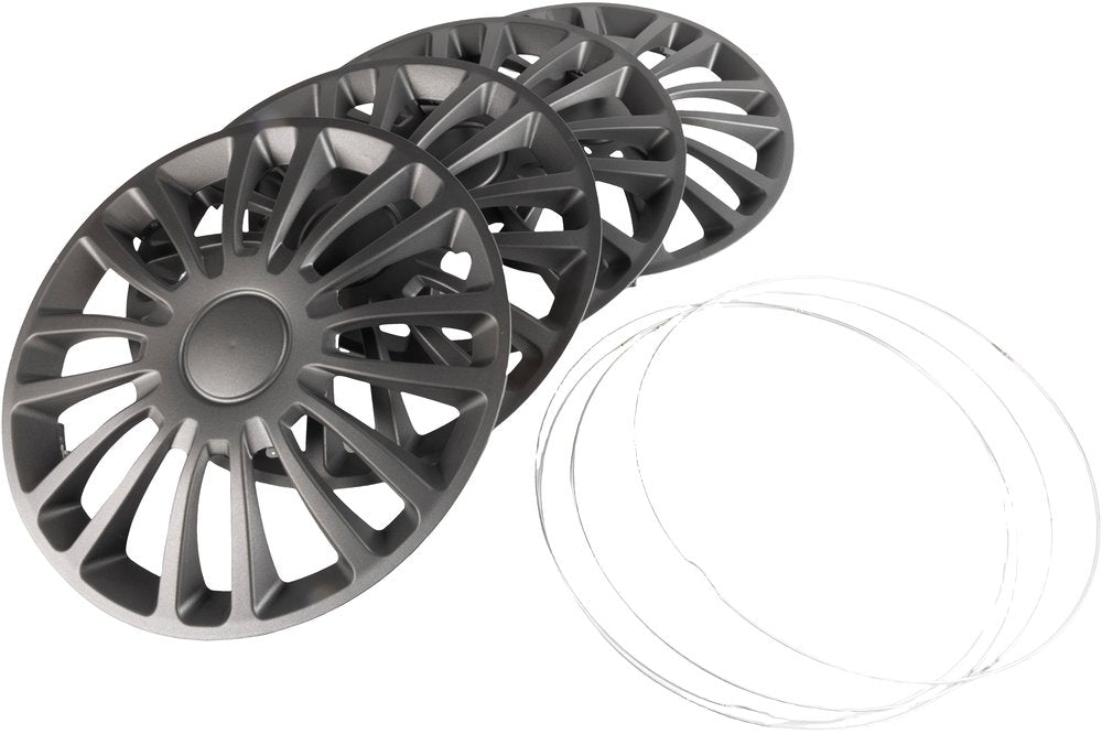 START Borchie Set copricerchi auto antracite monza 16'' 4 pezzi in ABS