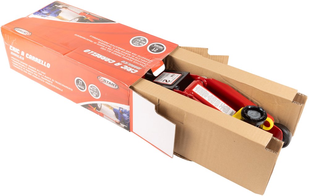 Crick a carrello 2T CE alzata da 135 mm a 330 mm