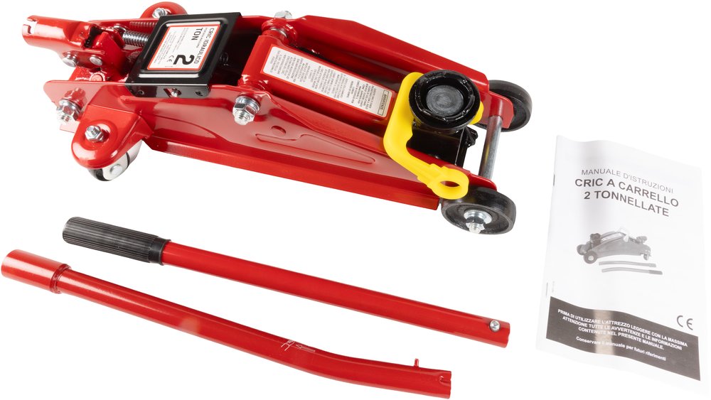 START Crick a Carrello 2T Omologato CE - Alzata da 135 mm a 330 mm  Robusto