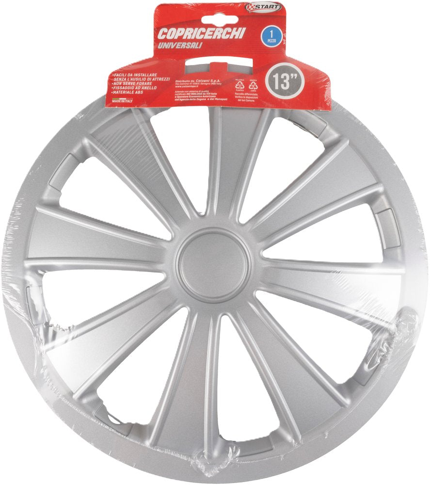 Borchie Copricerchio auto grigio singolo imola 13'' in ABS