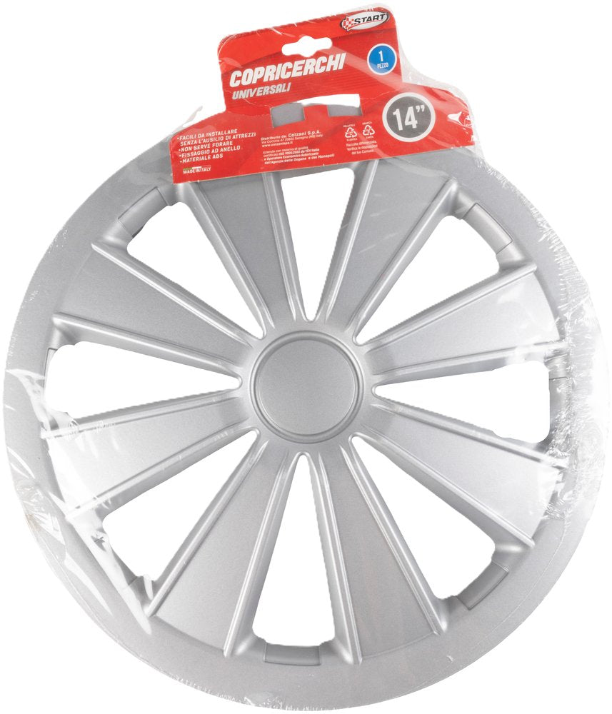 START Borchie Copricerchio auto grigio singolo imola 14'' in ABS