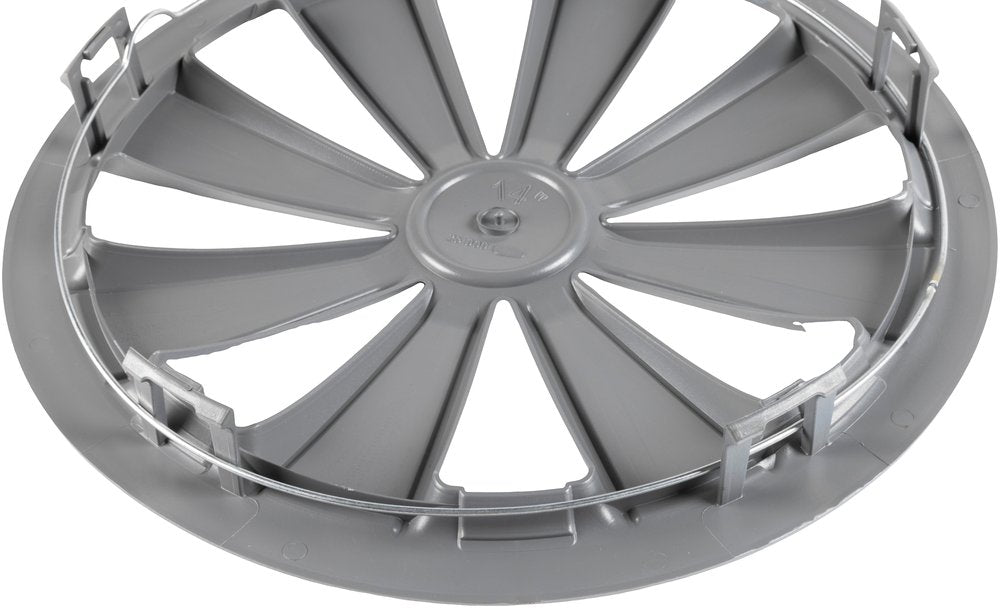 Borchie Copricerchio auto grigio singolo imola 14'' in ABS