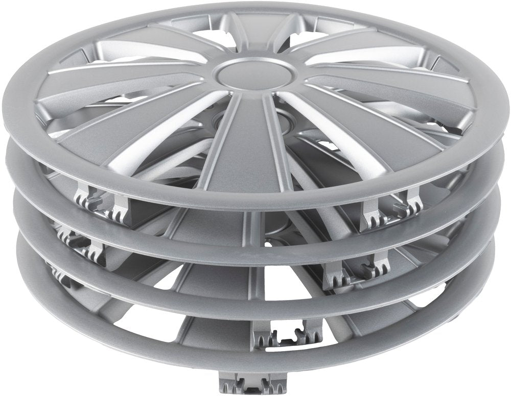 Borchie Set copricerchi auto grigio imola 15'' 4 pezzi in ABS