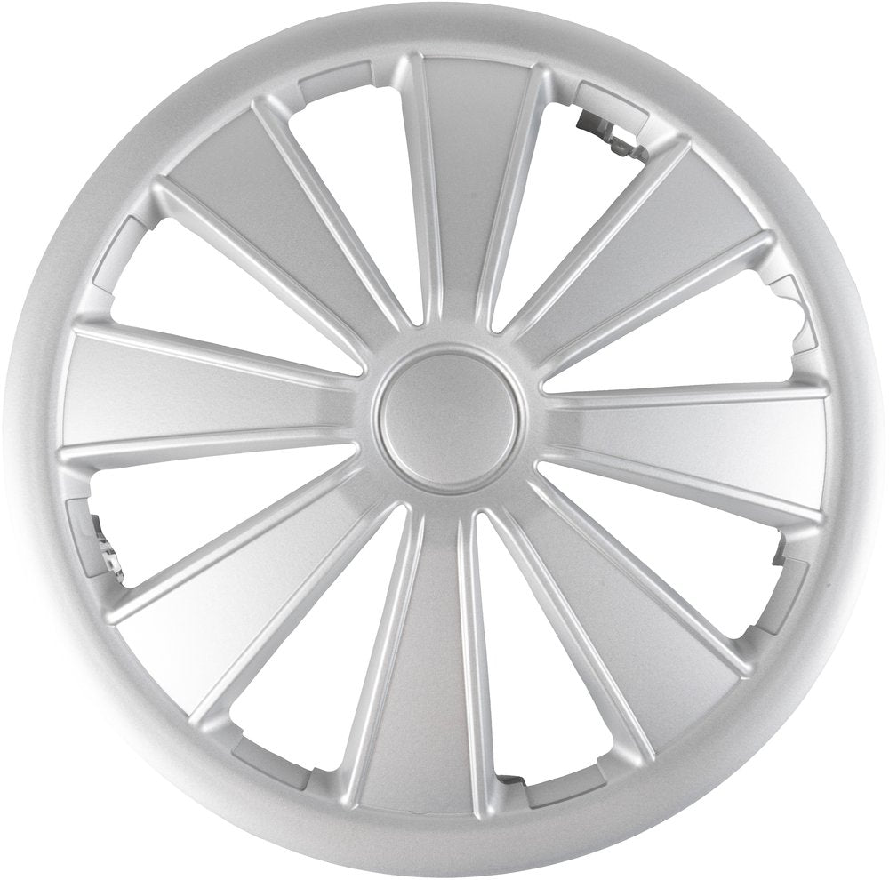 Borchie Set copricerchi auto grigio imola 15'' 4 pezzi in ABS