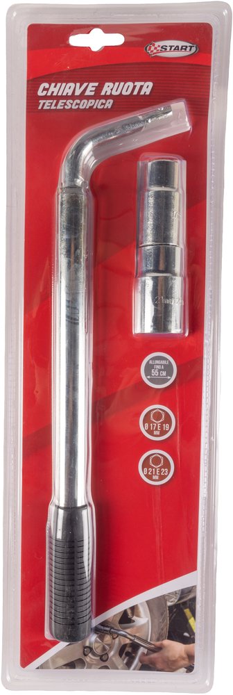 START Chiave ruota telescopica 35x53 cm diametro da 17 a 19 mm