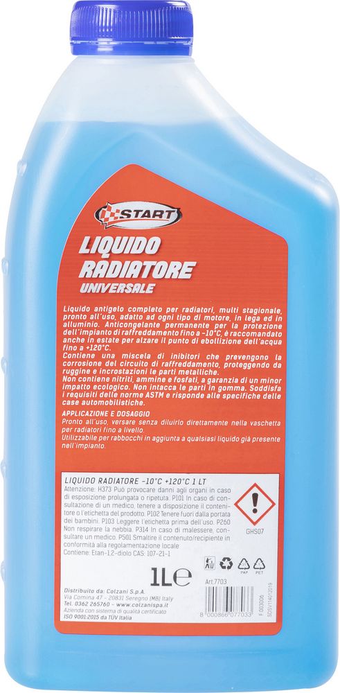 START Liquido radiatore anticongelante 1L effetto -10 C +120 protezione