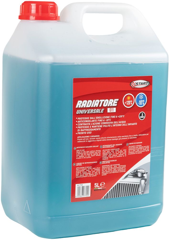 START: Antigelo radiatore -10C 5L  Per veicoli leggeri e sistemi raffreddamento standard