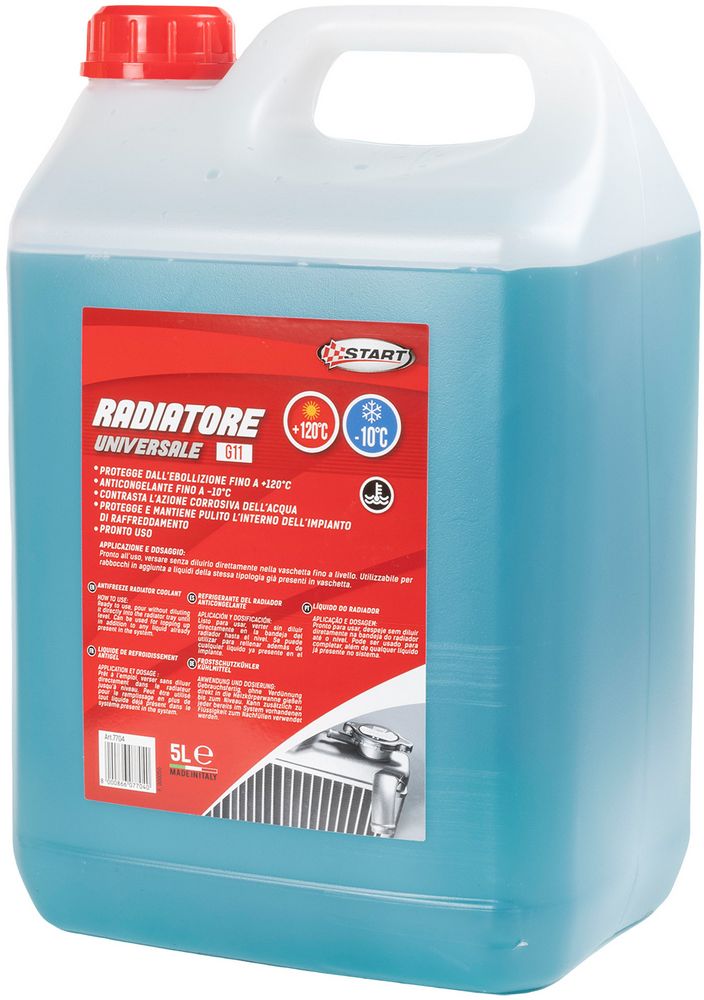 START : Liquido radiatore effetto anticongelante 5L -10?C  Protezione termica