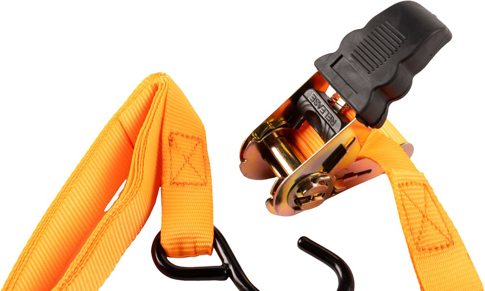 Cinghia 2,5 MT Con cricchetto con 2 ganci di fissaggio