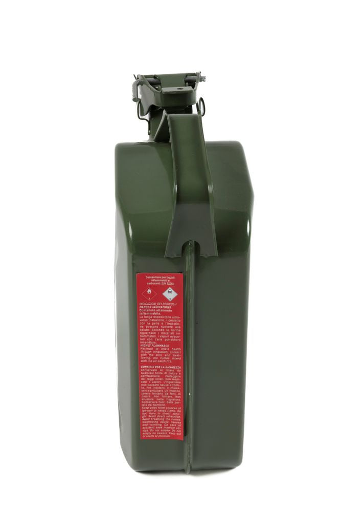 Tanica in ferro antiscoppio carburante 5L