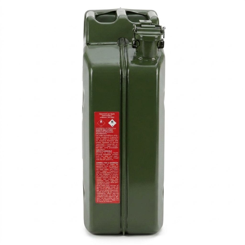 START Tanica in Ferro Antiscoppio per Carburante 10L Omologata Resistente
