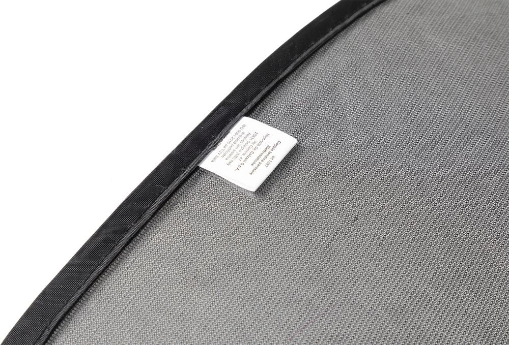Coppia di Tendine Laterali a ventosa Stick It Nere Universale