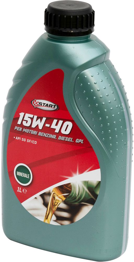 START Olio Lubrificante Motore 15w 40 Diesel Benzina e GPL One Drive Tanica 1