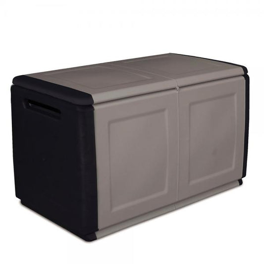 BAULE MULTIUSO CM.96X53X57H. LT.230 GRIGIO/NERO