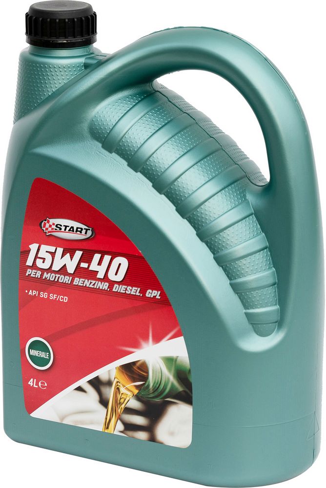 START Olio Lubrificante Motore 15w 40 Diesel Benzina e GPL One Drive Tanica 4