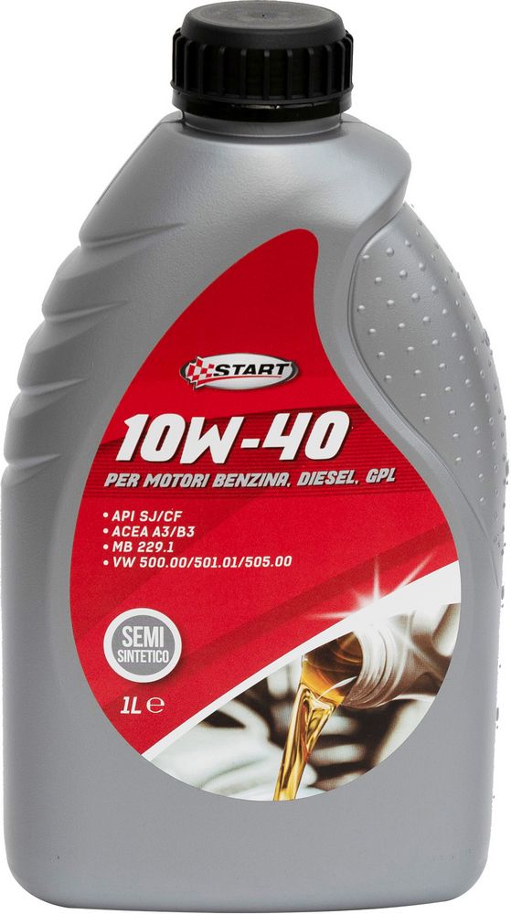 START Olio Lubrificante Motore 10w 40 Diesel Benzina e GPL Sint Drive Tanica 1