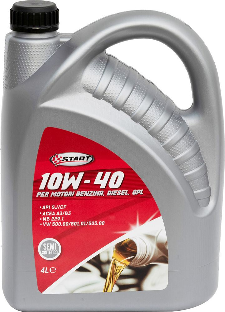 START Olio Lubrificante Motore 10w 40 Diesel Benzina e GPL Sint Drive Tanica 4