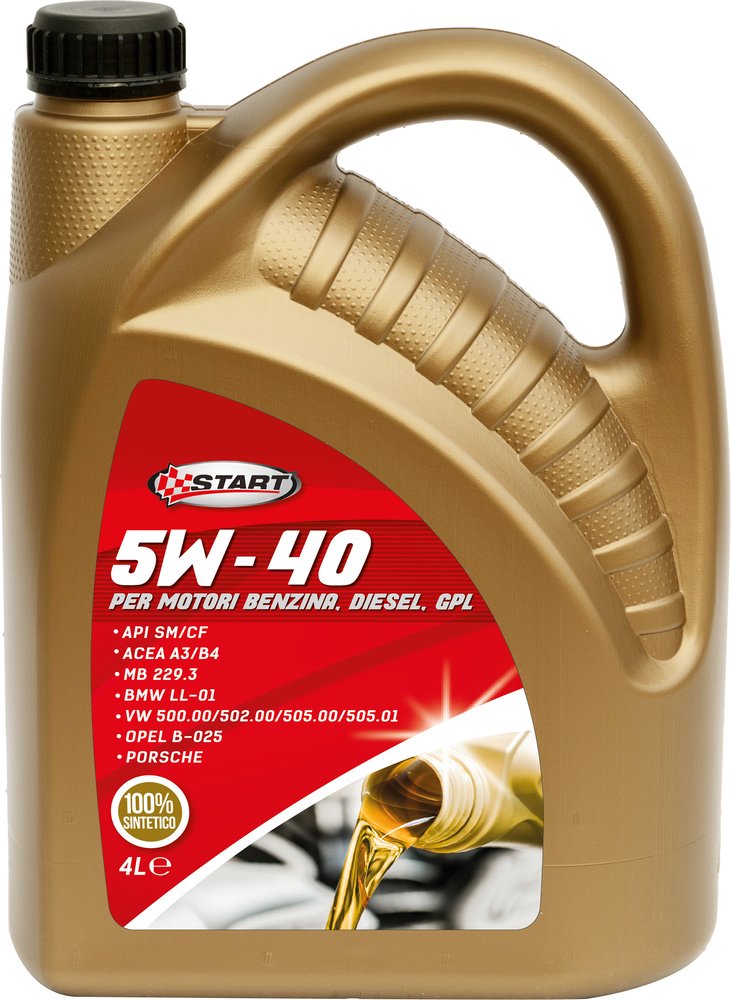START Olio SintDrive Plus 4L 5W40 lubrificante sintetico per motori diesel