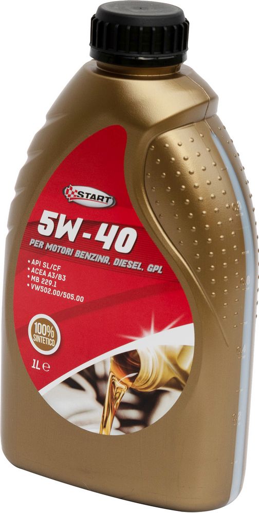 START Olio Lubrificante Motore 5w 40 Diesel e Benzina Sint Drive Tanica 1 Litro