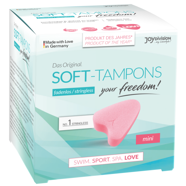 JOYDIVISION SOFT-TAMPONS - TAMPONI MORBIDI ORIGINALI MINI 3 UDS