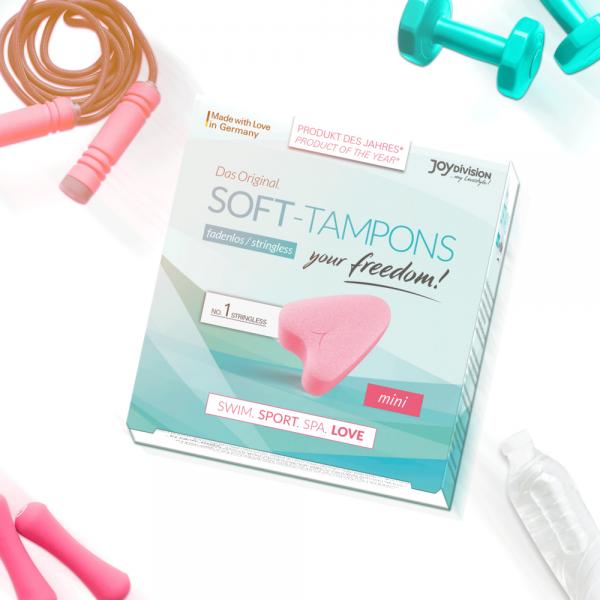 JOYDIVISION SOFT-TAMPONS - TAMPONI MORBIDI ORIGINALI MINI 3 UDS
