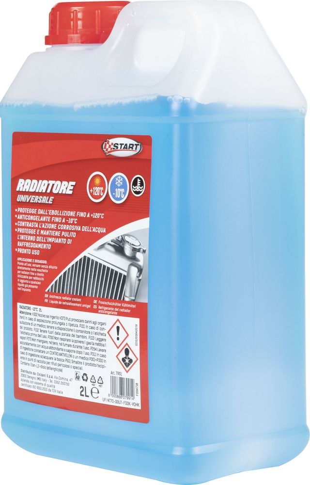 START - Liquido Radiatore Anticongelante 2L -10C +120C Pronto Uso