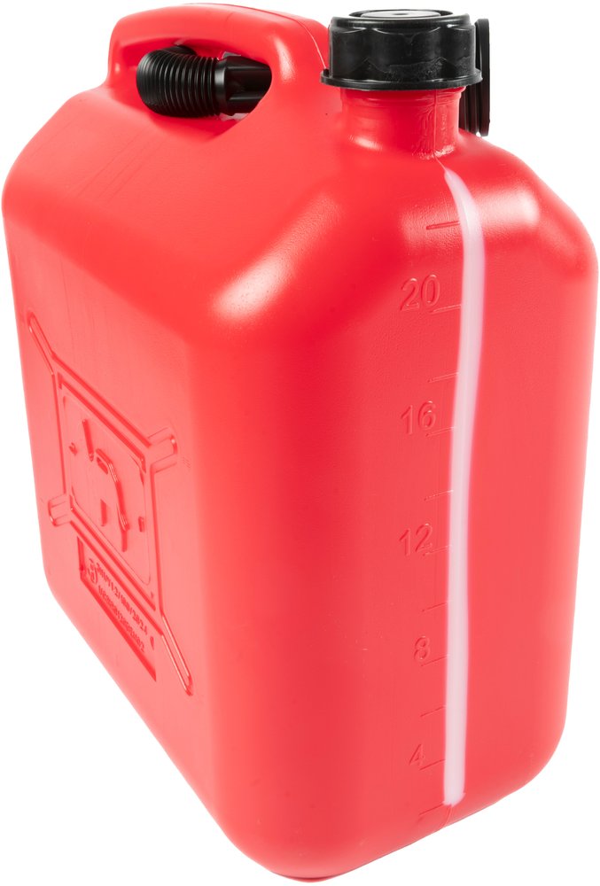 Tanica in plastica con bocchettone carburante 20L