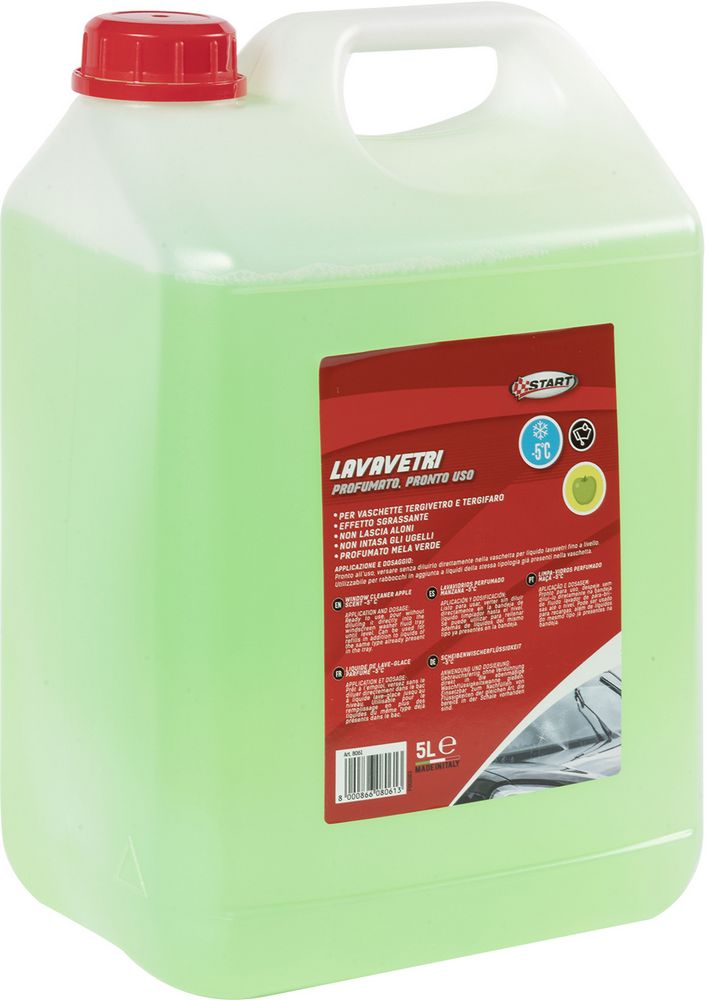 START Liquido tergivetro profumato alla mela verde -5?C 5L Accessorio Originale