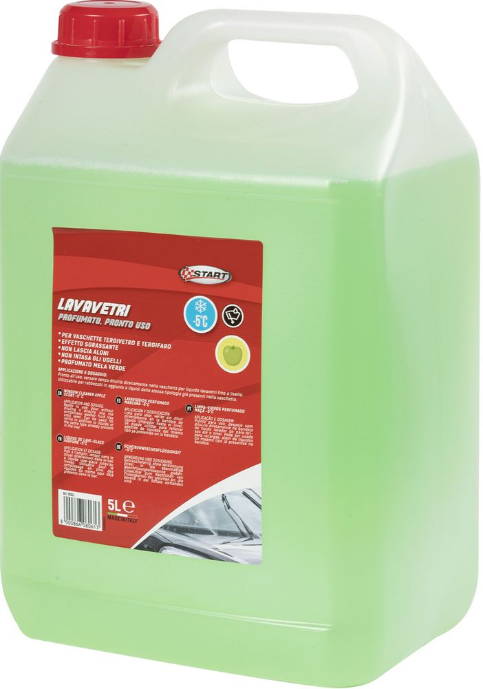 START Liquido tergivetro profumato alla mela verde -5?C 5L Accessorio Originale