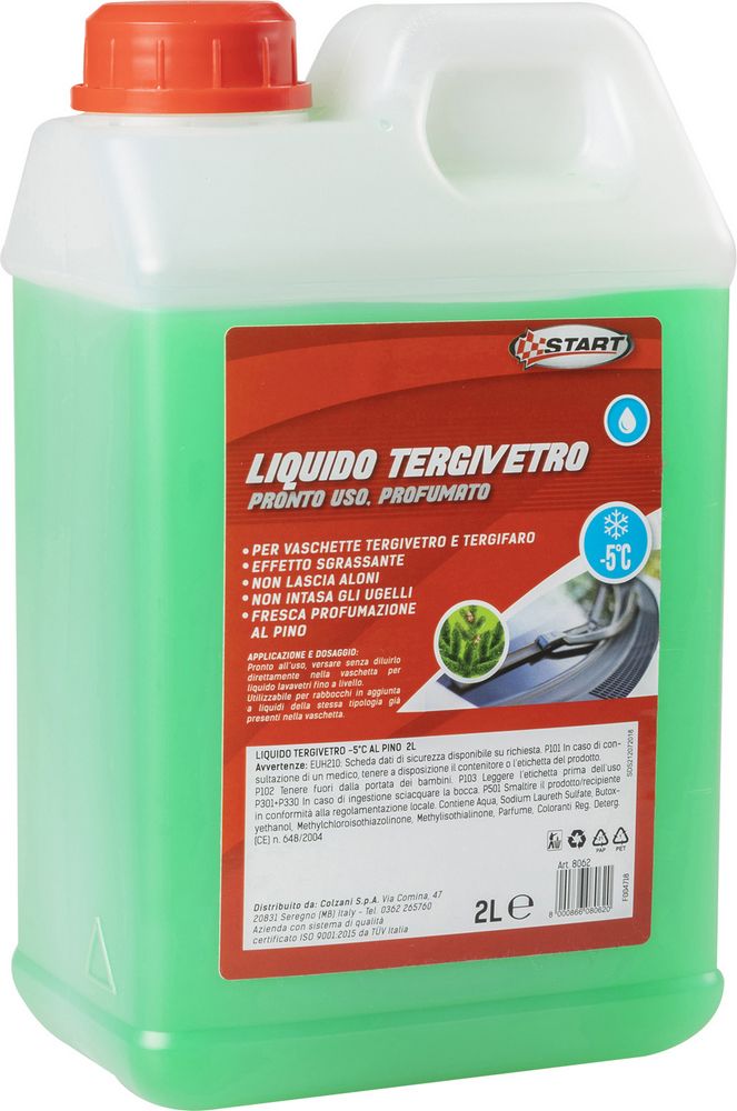 Liquido tergivetro profumato al pino -5C 2L