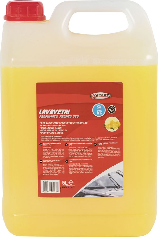 Liquido tergivetro profumato al limone -5C 5L