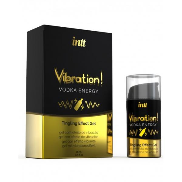 INTT - POTENTE GEL LIQUIDO VIBRANTE STIMOLANTE INTIMO VODKA 15ML
