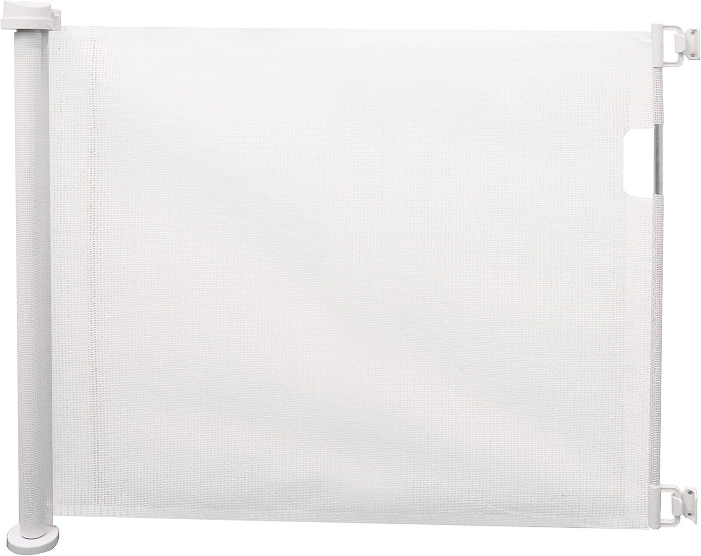King Home Cancelletto bimbi retrattile in PVC 137x86h cm bianco