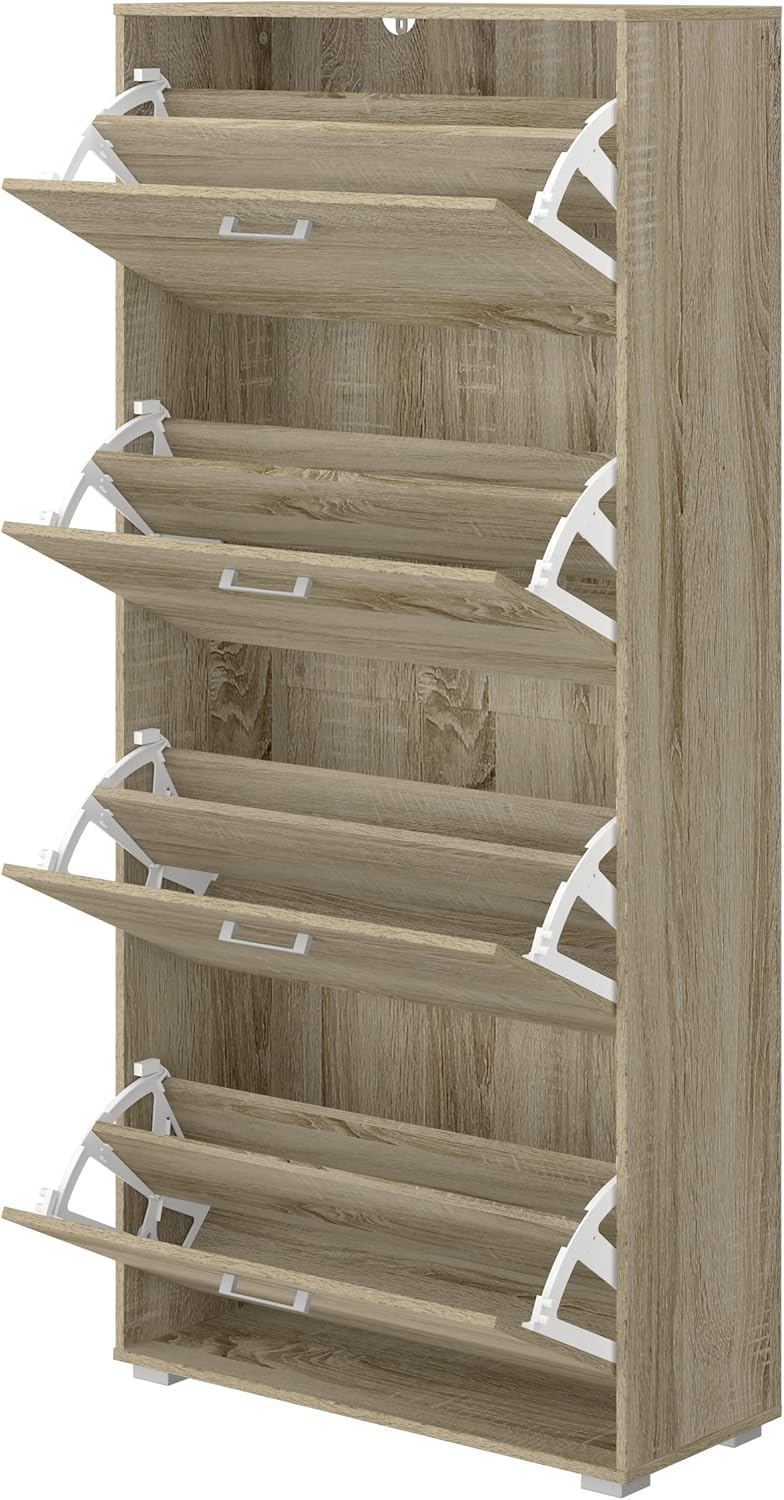 King Home SCARPIERA A QUATTRO SCOMPARTI 67x28x147h cm rovere