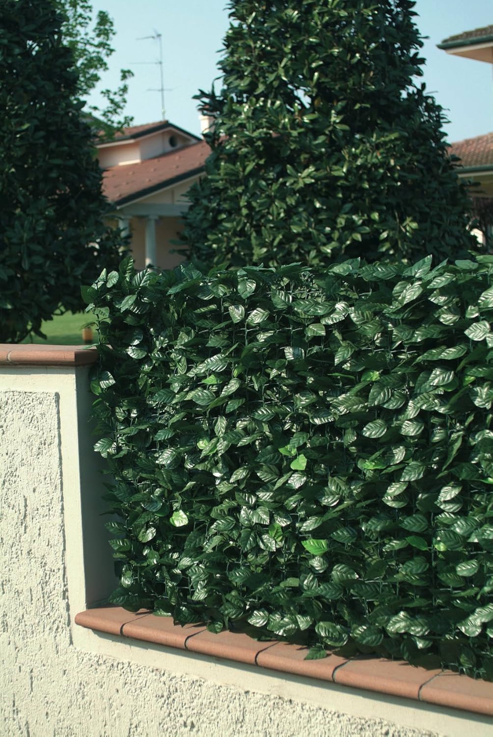 Garden Friend Recinzione pvc con foglie lauro H. 100 L. 300