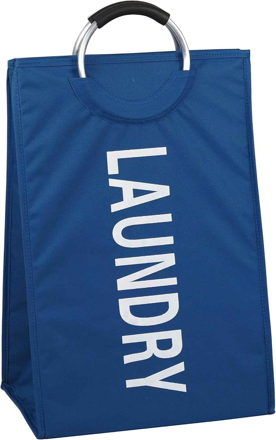 King Home PORTABIANCHERIA "LAUNDRY" IN POLIESTERE BLU 40x30x70h cm