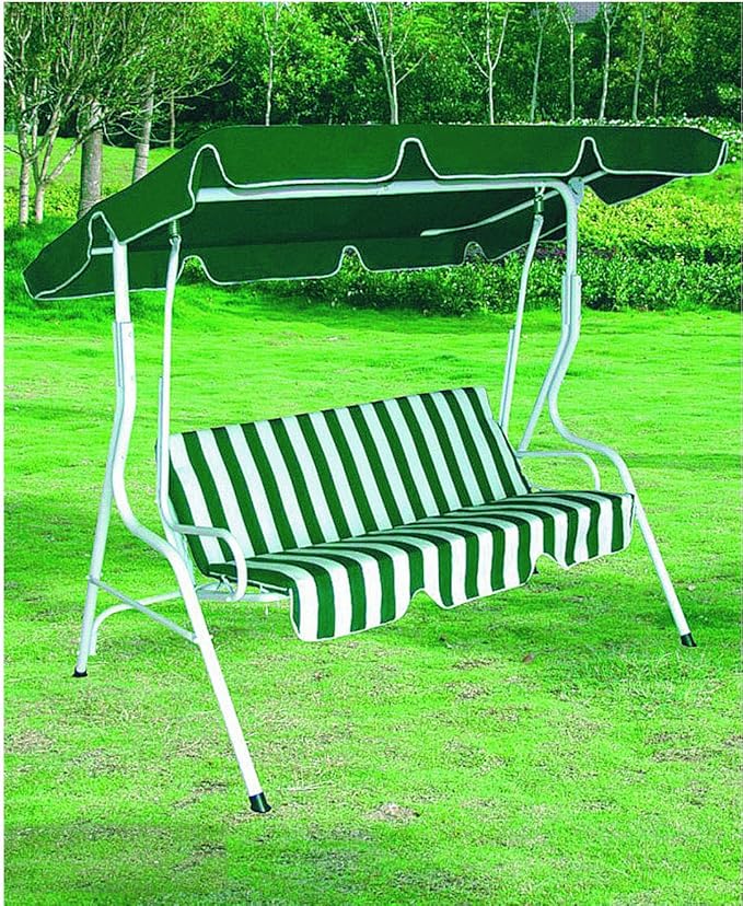 Garden Friend Dondolo in acciaio 170x113x156h cm 3 posti verde