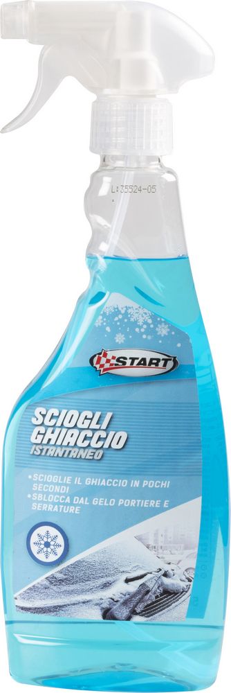 START Spruzzino Deghiacciante Parabrezza Auto 500 ml con Trigger, Scioglie