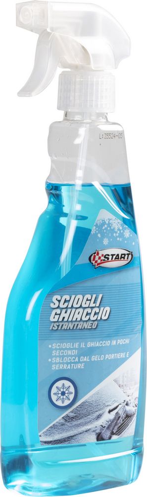 START Spruzzino Deghiacciante Parabrezza Auto 500 ml con Trigger, Scioglie