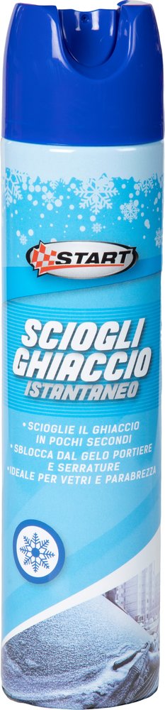START Spray Deghiacciante 400ml per Auto, Vetri e Serrature ? Scioglie Ghiaccio