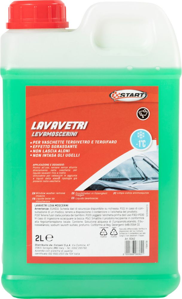 Liquido tergivetro leva moscerini -1C 2L