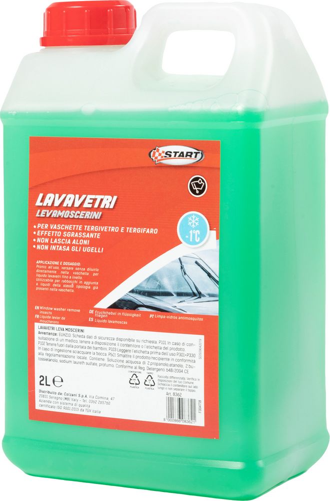 Liquido tergivetro leva moscerini -1C 2L