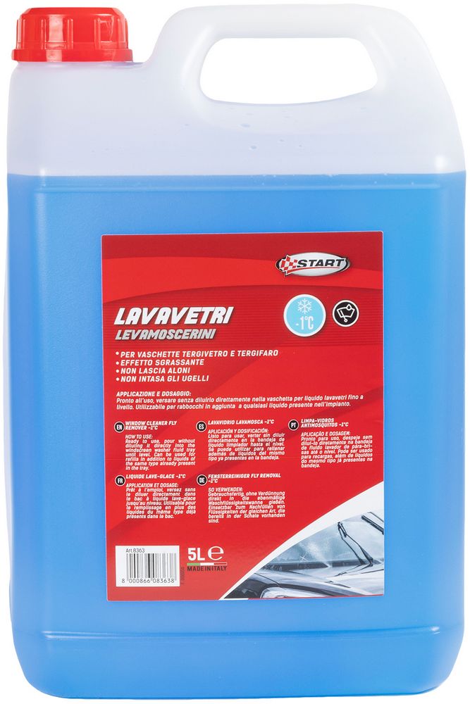 START Liquido tergivetro leva moscerini -1?C 5L Accessorio Originale