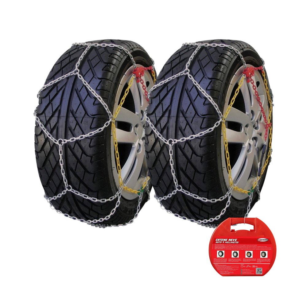 START Set due pezzi catene da neve spessore 9mm Gruppo 30 Accessorio Originale