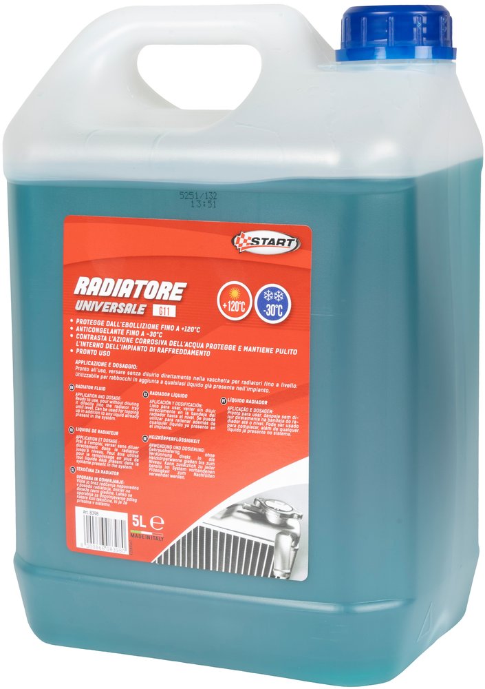 START - Liquido Radiatore Antigelo 5L Pronto Uso -30C +112C
