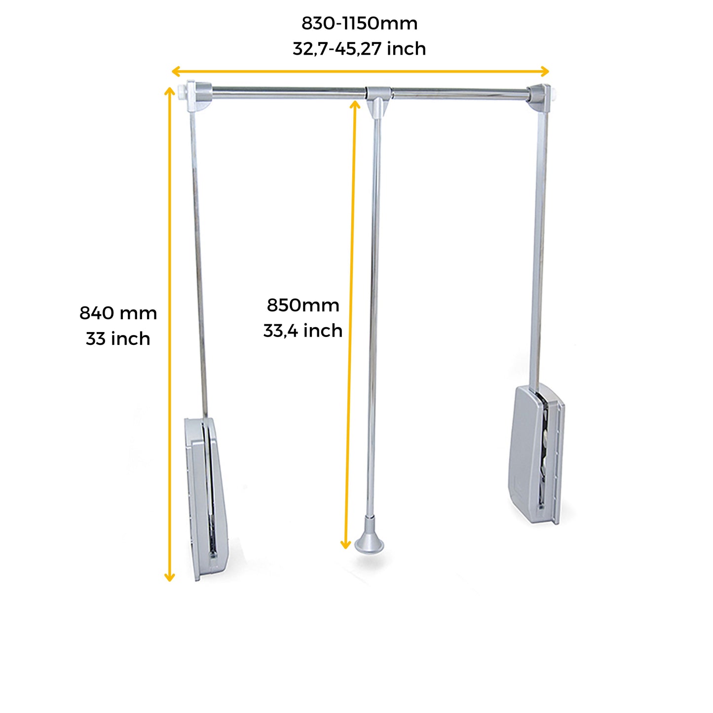 Appendiabiti per armadio Hang