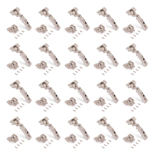 Kit cerniera collo dritto X91 con chiusura ammortizzata e basetta