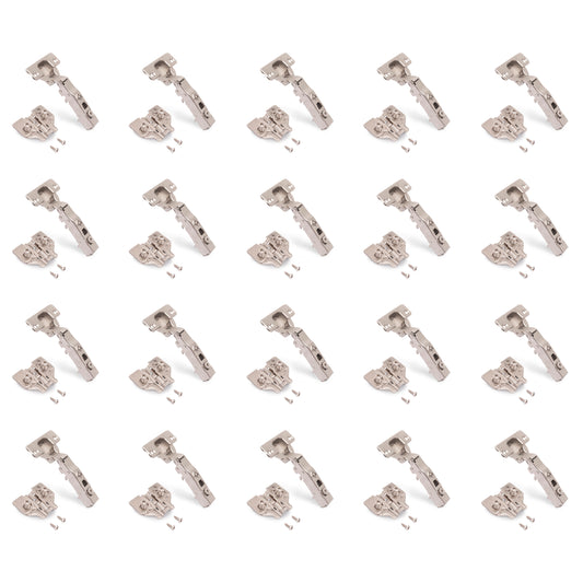 Kit cerniera collo dritto X91 con chiusura ammortizzata e basetta