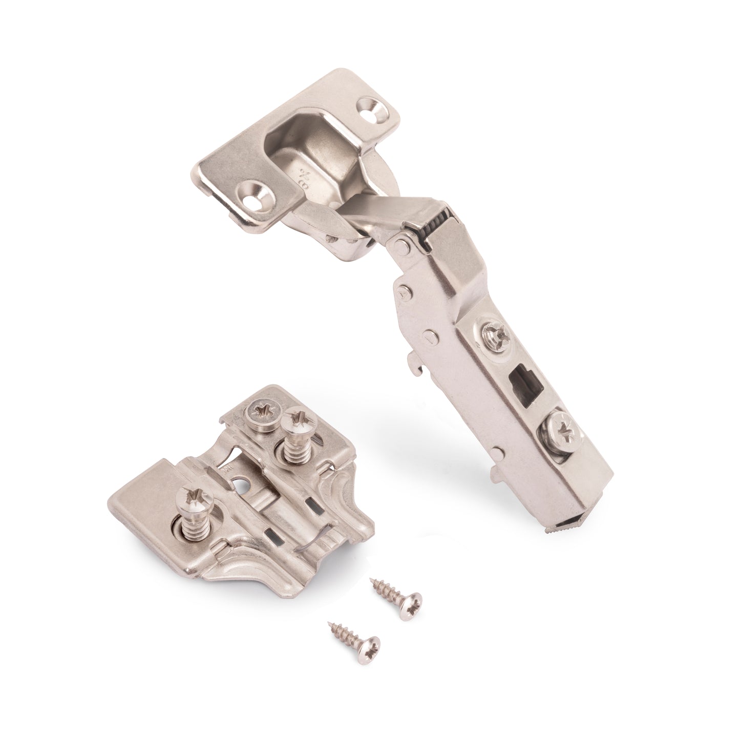 Kit cerniera mezzo collo X91 con chiusura ammortizzata, basette per vite